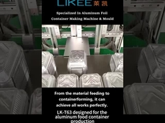 Customized Design and Durable Aluminium Foil Container Production Line LK-T63