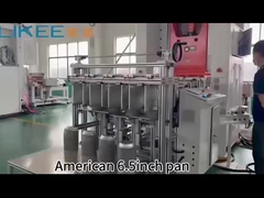 T80 environment friendly factory outlet 6.5inch round pan running video