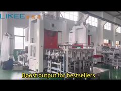 T130 Machine in Action: 1-Out-3 Production for US Half/Deep Pans