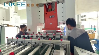 T80 aluminum foil rectangular container 
making machine