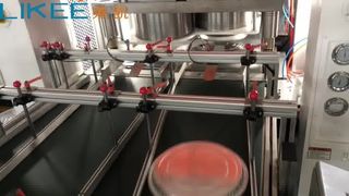 LK-T80 aluminum foil round pan container making machine