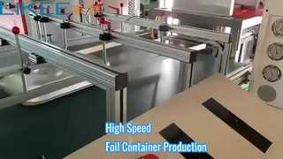 T80 Aluminum Foil Container Manufacturing Machine