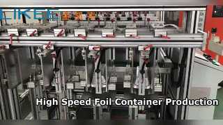 63ton aluminum foil 660ml container making machine