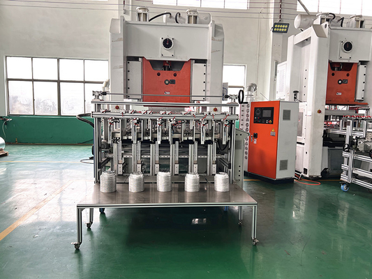 Simense Motor 800KN Aluminium Foil Box Making Machine For Lunch Box
