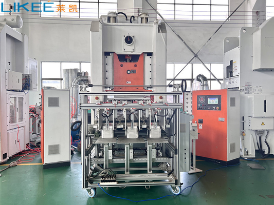 High Safety Aluminium Disposable Food Container Machine With Photoelectric Automatic Protection Device