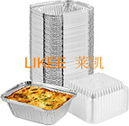 Oven Microwave Aluminium Foil Food Container For Picnic
