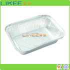Clean Surface Foil Food Tray Low Temperature Resistance aluminium box for food