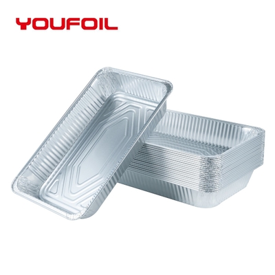 Buy Environmental Protection Disposable Rectangular Aluminum Foil Container Full Size Pan online manufacture