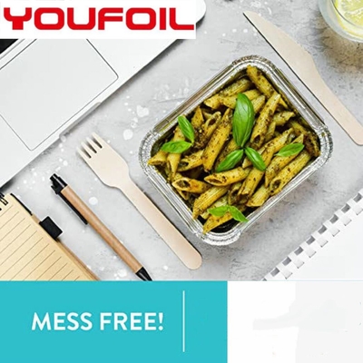 Buy Restaurant Disposable Aluminium Foil Food Container Nontoxic High Strength online manufacture