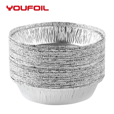 Buy 7 Inch Round Aluminium Foil Container Disposable Aluminum Foil Pan With Lid online manufacture