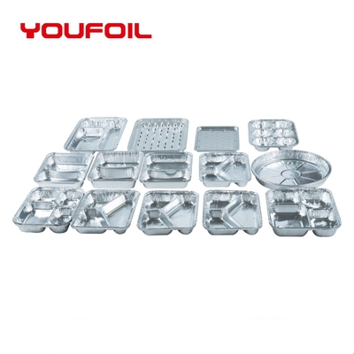 Buy Takeout  Multiple Cavities Disposable Aluminum Foil Pan Insulation Preservation online manufacture