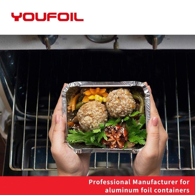Buy Microwave Safe Disposable Aluminum Foil Tray 1 LB for Restaurant online manufacture
