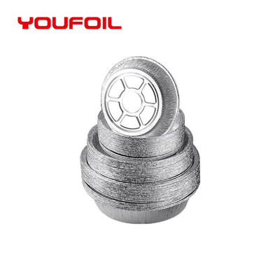 Buy Microwave Safe Round Aluminium Foil Container Disposable Aluminum Foil Tray For Picnic online manufacture