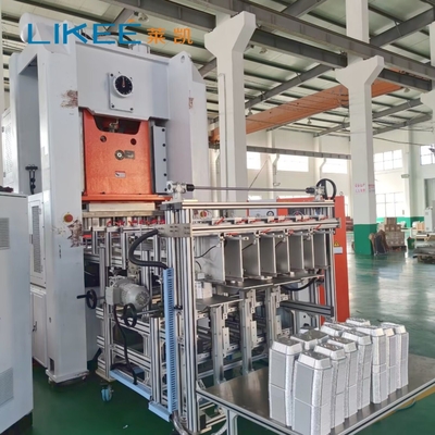Buy High Speed Mitsubishi PLC Control Aluminium Foil Plate Making Machine LK-T80 online manufacture