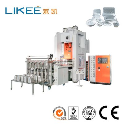 Buy LK-T80 Food Container Punching Machine with 1-Year Warranty Lifelong Technical Support and 12000pcs/hour Production Speed online manufacture