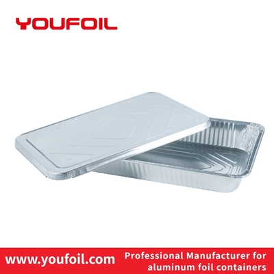 Buy Wrinkle Wall Disposable Rectangular Aluminum Foil Container Lightweight online manufacture
