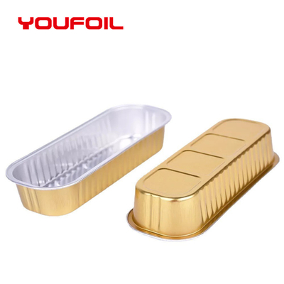 Buy OEM Recycled Cake Rectangular Aluminum Foil Container Food Baking Aluminum Tray online manufacture