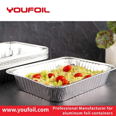 Buy Wrinkle Wall Disposable Aluminum Foil Container For Fast Food online manufacture