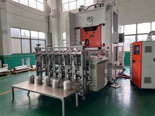 Buy 5 Lanes PLC Control Automatic Aluminium Foil Container Making Machine online manufacture