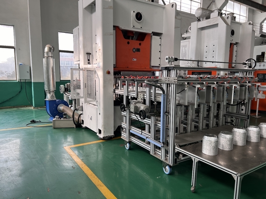 Buy High capacity 80Ton Aluminum Foil Container Machine For Food Package Cup online manufacture