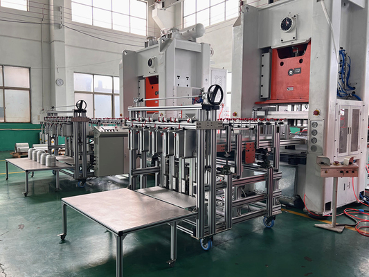 Buy 60 Strokes/Min Working Speed  Stroke Adjustable Type Aluminium Foil Box Making Machine online manufacture