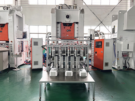 Buy 3Phase 50HZ 380V Aluminum Foil  Lunch Box Making Machine Household 13Ton online manufacture