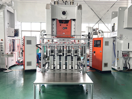 Buy Disposable 5 Caivities Aluminium Foil Cup Making Machine Simense Motor online manufacture