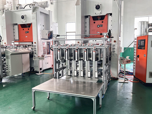 Buy 12000pcs/H 26KW Aluminium Container Making Machine Silver Foil Container Machine online manufacture