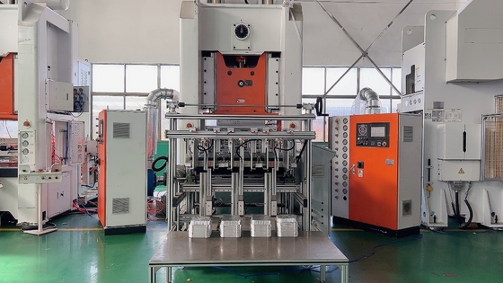 Buy Siemens Motors Aluminium Foil Container Machine 12000 Pieces Per Hour Capacity online manufacture