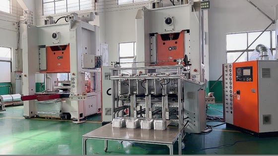 Buy 12000PCS/Hour Aluminum Foil Container Machine With Air Consumption Not Less Than 0.8Mpa online manufacture