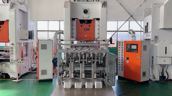 Buy SIMENSE Motor Aluminum Foil Food Container Machine For Landscape Within 50 Square Meter online manufacture