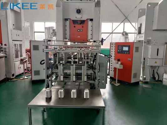 Buy LK-T63 Aluminum Foil Container Machine with C Frame Structure for 3 Cavity Mould Production online manufacture