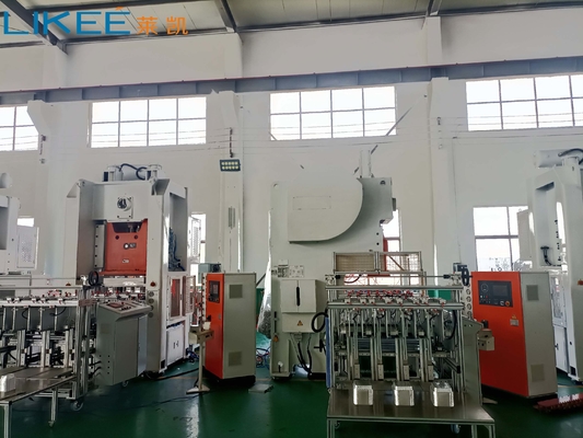 Buy LK-T63 Aluminum Foil Container Machine Electronically Controlled Foil Feeding C Frame online manufacture