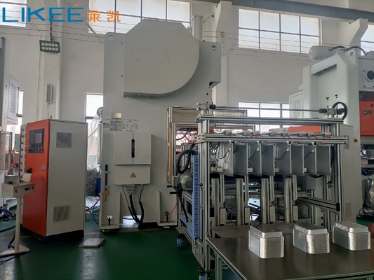 Buy Japan Mitsubishi PLC Aluminium Foil Container Making Machine with ISO14001certification online manufacture