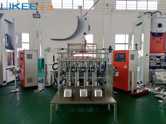 Buy Fully Automatic Mitsubishi PLC Aluminium Foil Plate Making Machine High Productivity online manufacture