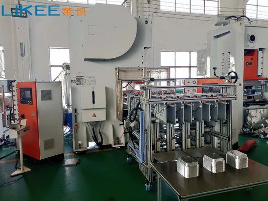 Buy LK-T63 Aluminum Foil Container Making Machine Siemens Motor C Type Hydraulic Press online manufacture