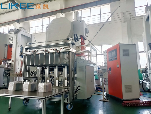 Buy LK-T63 Food Container Aluminium Foil Punching 6.5 Inch Round Tray Making Machine online manufacture