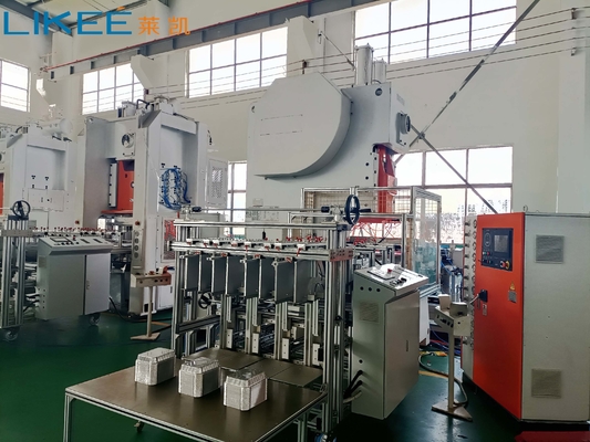 Buy 12000pcs/Hour Aluminum Foil Container Making Machine with 12 Solenoid Valves online manufacture