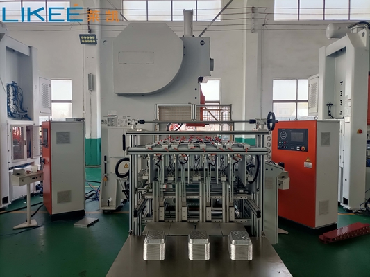 Buy 4 Cavities 18.5KW Aluminium Foil Plate Making Machine 75 Strokes/Min online manufacture