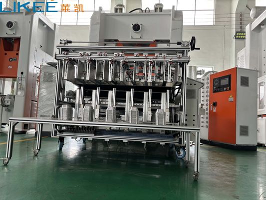 Buy LK-T130 Clean Surface Rectangular Disposable Aluminum Foil Tray 1 LB Making Machine online manufacture