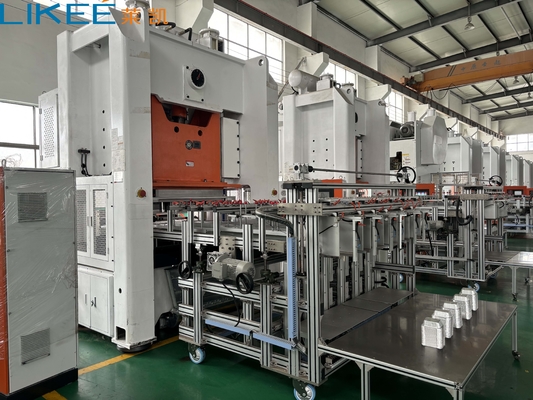 Buy Fast and Easy Operation Fully Automatic Aluminium Foil Food Container Making Machine online manufacture