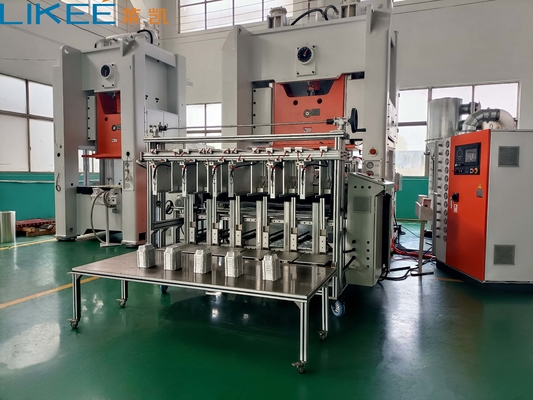 Buy HIGH Speed Mitsubishi PLC Controlled System Aluminium Foil Food Container Making Machine online manufacture