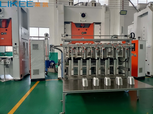 Buy 12000 Pcs/Hour Aluminium Foil Food Container Making Machine with Siemens Motor 380V 50HZ online manufacture
