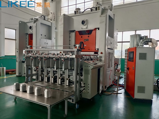 Buy Efficiency Siemens Motor Mitsubishi PLC Control Aluminium Foil Container Making Machine online manufacture