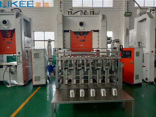 Buy Precision Mitsubishi PLC Control System SIEMENS Motor Aluminium Foil Container Making Machine online manufacture