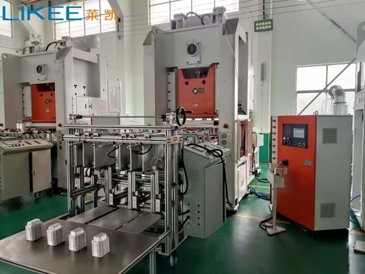 Buy 80TON Pressure Aluminum Foil Container Manufacturing Machine Easy Operating online manufacture