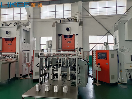 Buy Convenient Mould Change 12000 pcs /hour Aluminium Foil Food Container Making Machine online manufacture