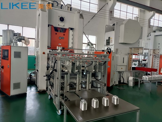 Buy Customized 4 Caivities 30~75 strokes/min 80TON Aluminium Foil Container Making Machine online manufacture
