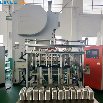 Buy Simense Motor Controlled  Pneumatic Type 63Ton Aluminium Foil Container Making Machine online manufacture