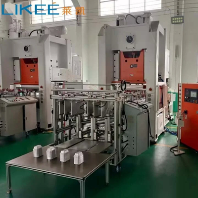 Buy 12000Pcs/h Capacity Aluminium Foil Container Production Line with 0.8MPa Air Pressure Requirement online manufacture